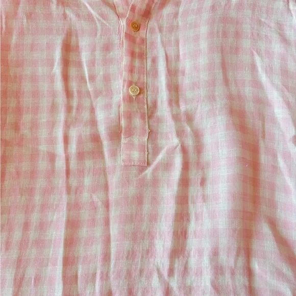 CP Shades Linen Gingham Top - Picture 6 of 12